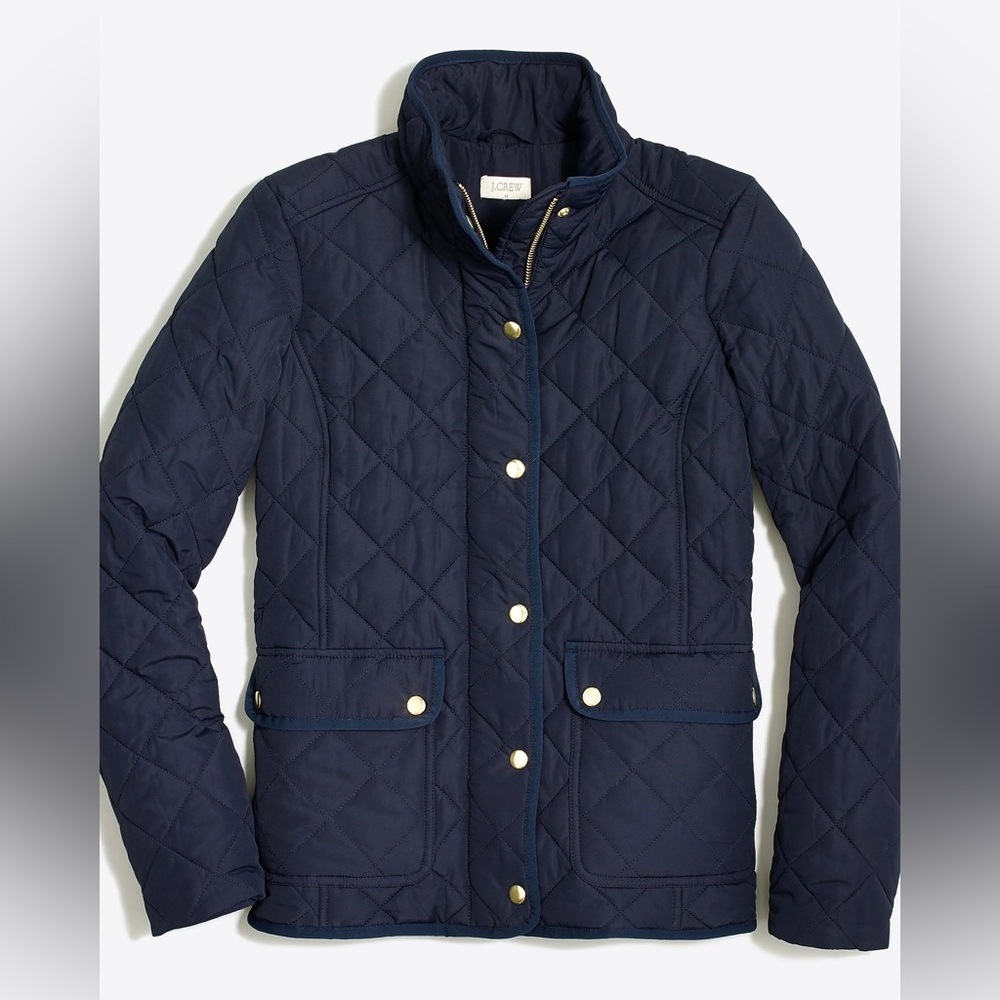 J. Crew Quilted Coat